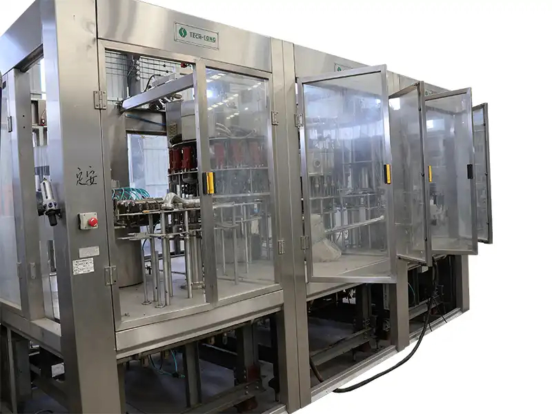 Used 4 In 1 Hot Filling Machine